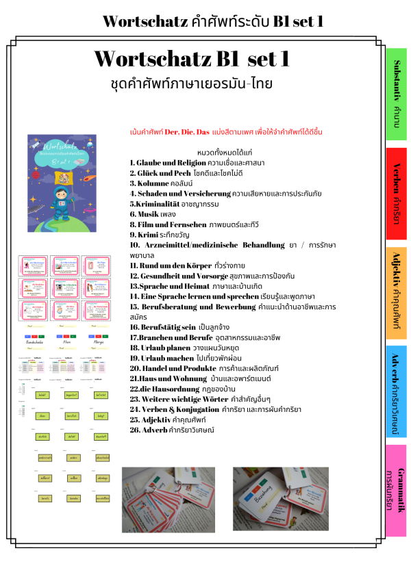 ชุดคำศัพท์ B1 set 1 แบบไฟล์ E-Book - Image 6